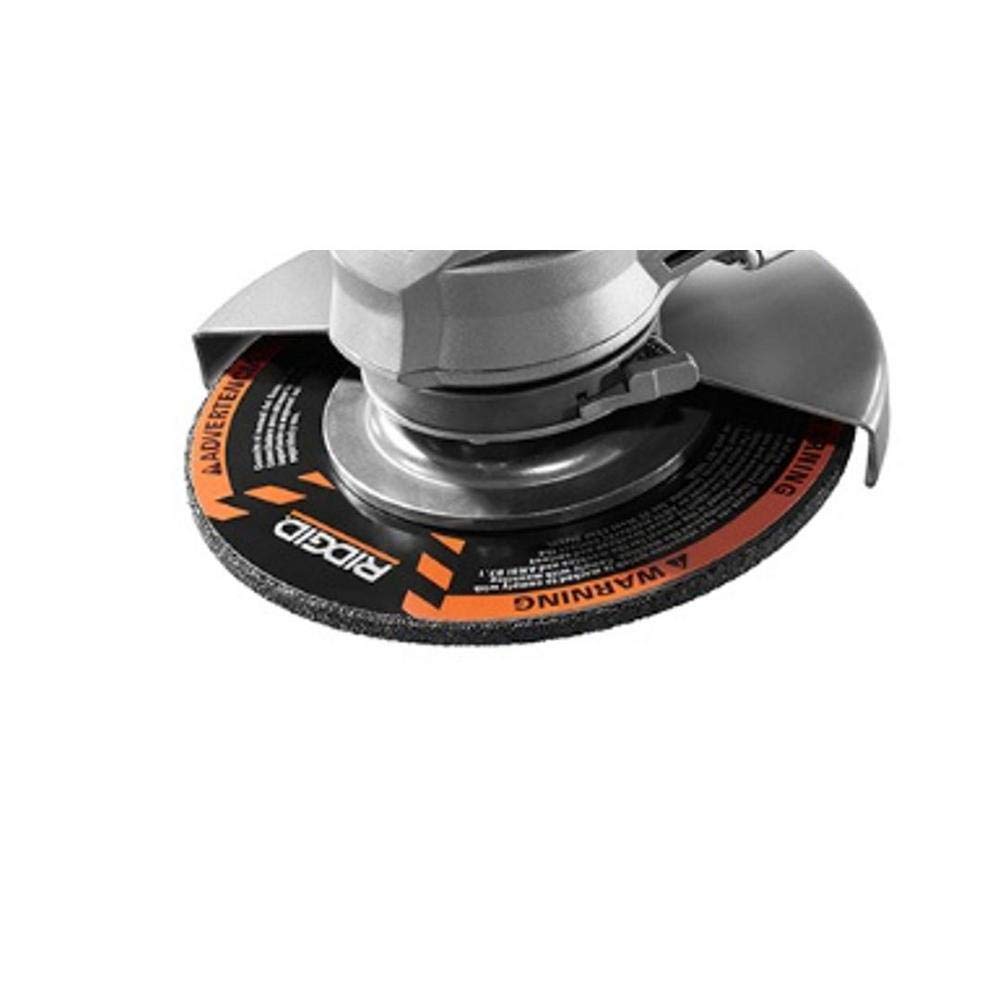 RIDGID 15 Amp Corded 7-Inch Twist Handle Angle Grinder - R10202 | Heavy-Duty Metal Cutting, Grinding & Polishing Tool for Construction, Welding & DIY Projects