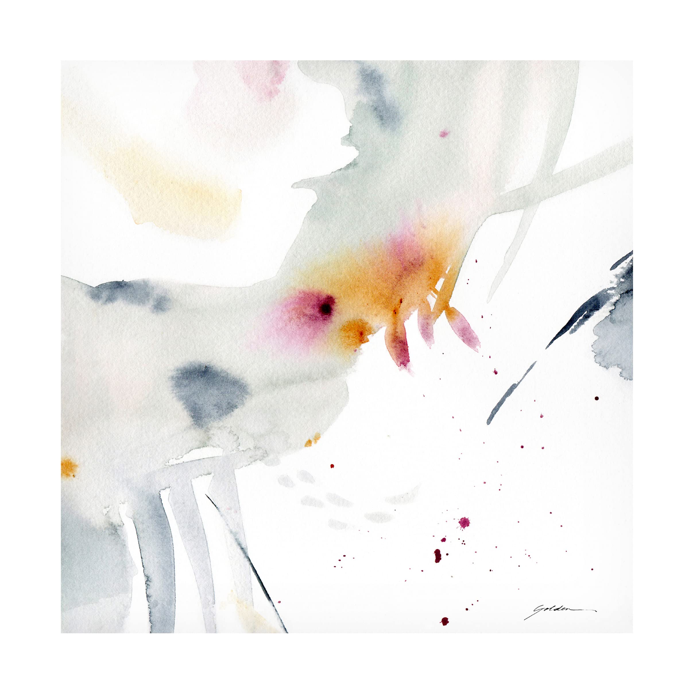 Trademark Fine Art 'Exploration' by Sheila Golden - 18x18 Inch Premium Canvas Wall Art - Perfect for Living Room, Bedroom & Office Decor