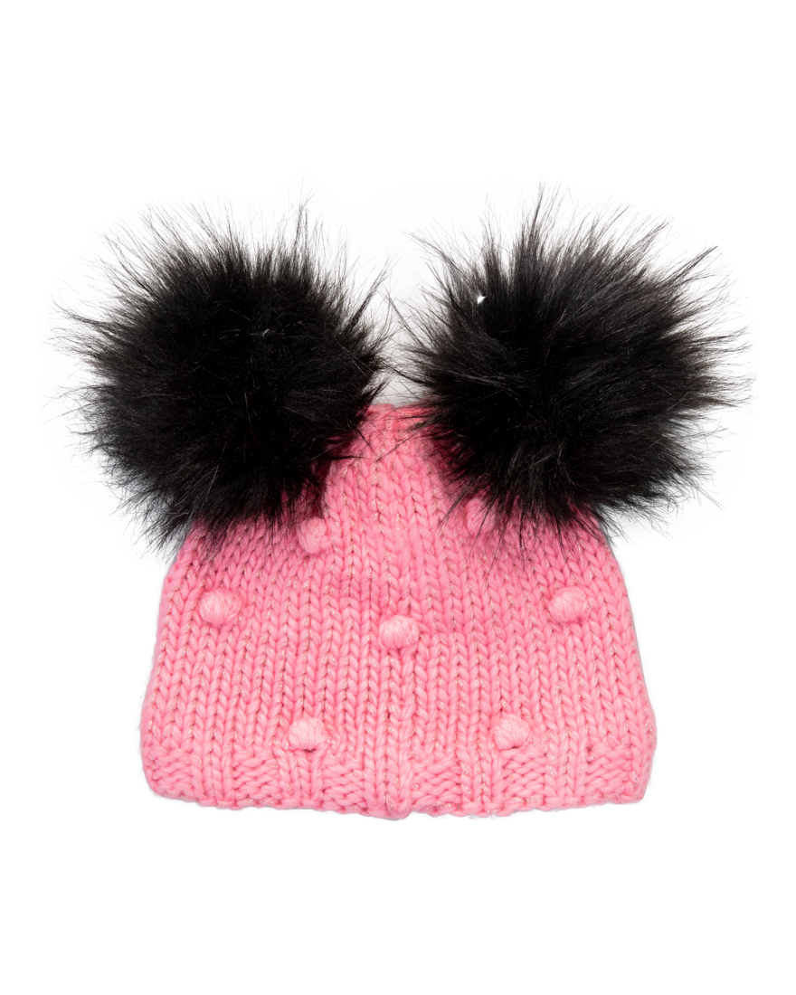 Obermeyer 2023 Junior Paris Pom Pom Beanie - Warm Winter Hat for Kids & Teens - Perfect for Skiing, Snowboarding & Outdoor Activities