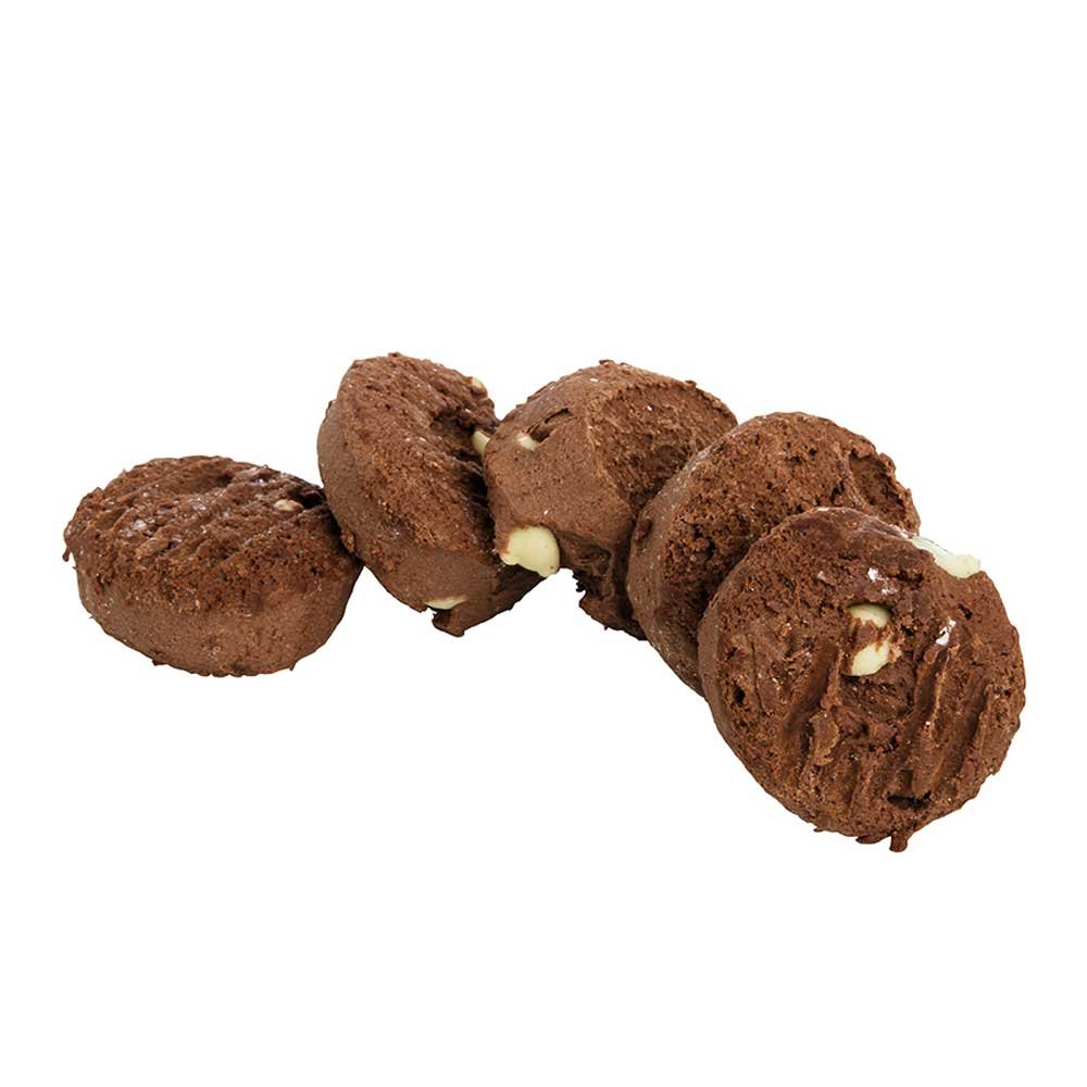 Otis Spunkmeyer Double Chocolate Chip Cookie Dough - 1 Ounce (320 Count Bulk Case) - Perfect for Baking, Cafes, and Bulk Dessert Supplies