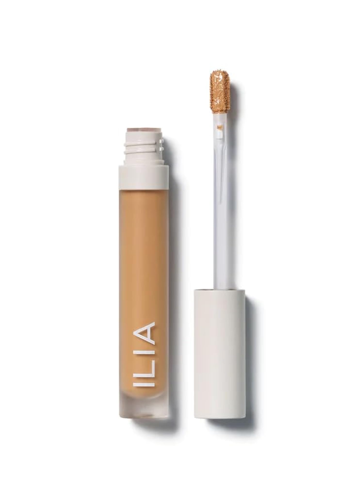 ILIA True Skin Serum Concealer - Non-Comedogenic, Vegan & Cruelty-Free | Reduces Dark Circles & Blemishes for Sensitive Skin | Turmeric SC4.5 (0.16 oz/5ml) | Perfect for Daily Makeup & Natural Coverage