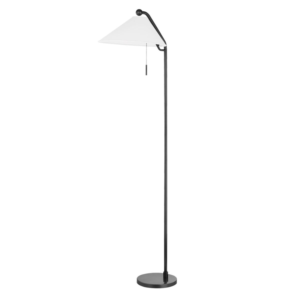 Mitzi Hl647401 Aisa Modern Floor Lamp - Adjustable Height LED Standing Light for Living Room, Bedroom & Office - Warm White Lighting for Home Decor & Reading