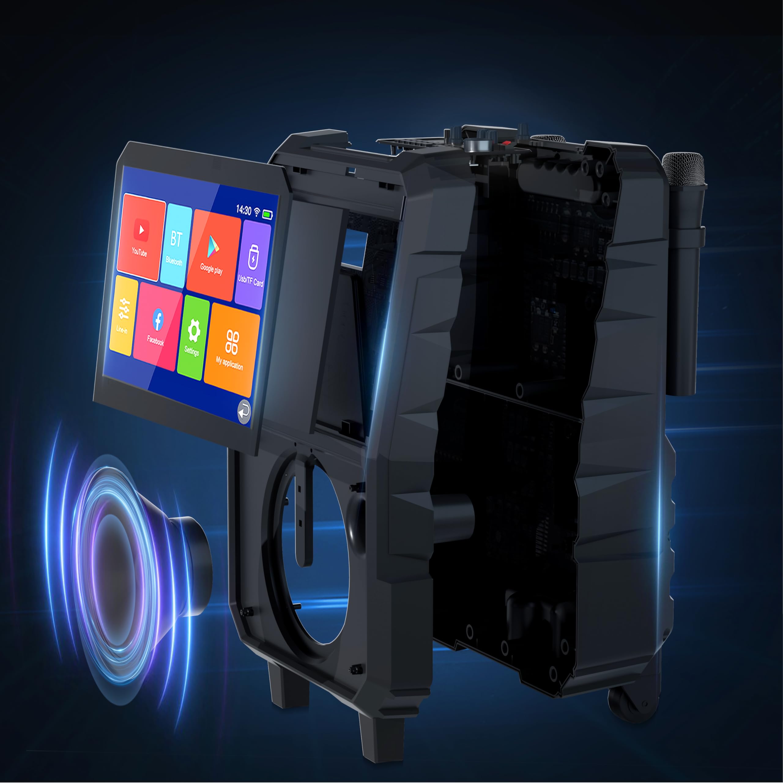 Portable Karaoke Machine with Built-in 15