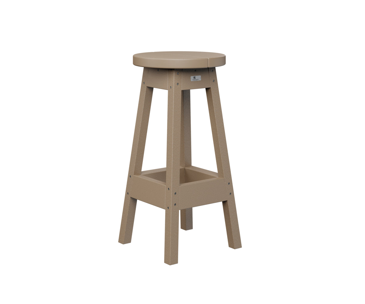Berlin Gardens Outdoor Bar Stool - Weather-Resistant Patio Bar Height Stool for Backyard, Deck & Poolside - Perfect for Outdoor Dining, Entertaining & Relaxation