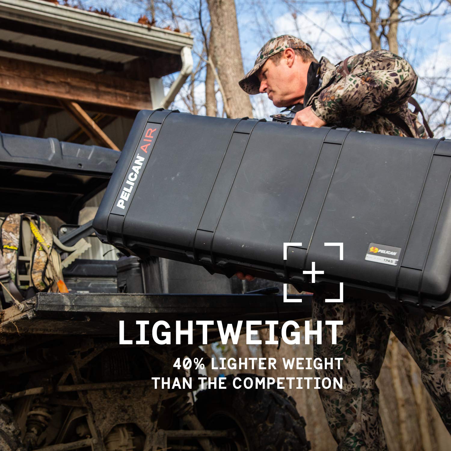 Pelican 1745 AIR Protective Case - Lightweight, Durable Bow Case for Archery Equipment - Perfect for Travel, Hunting & Outdoor Adventures