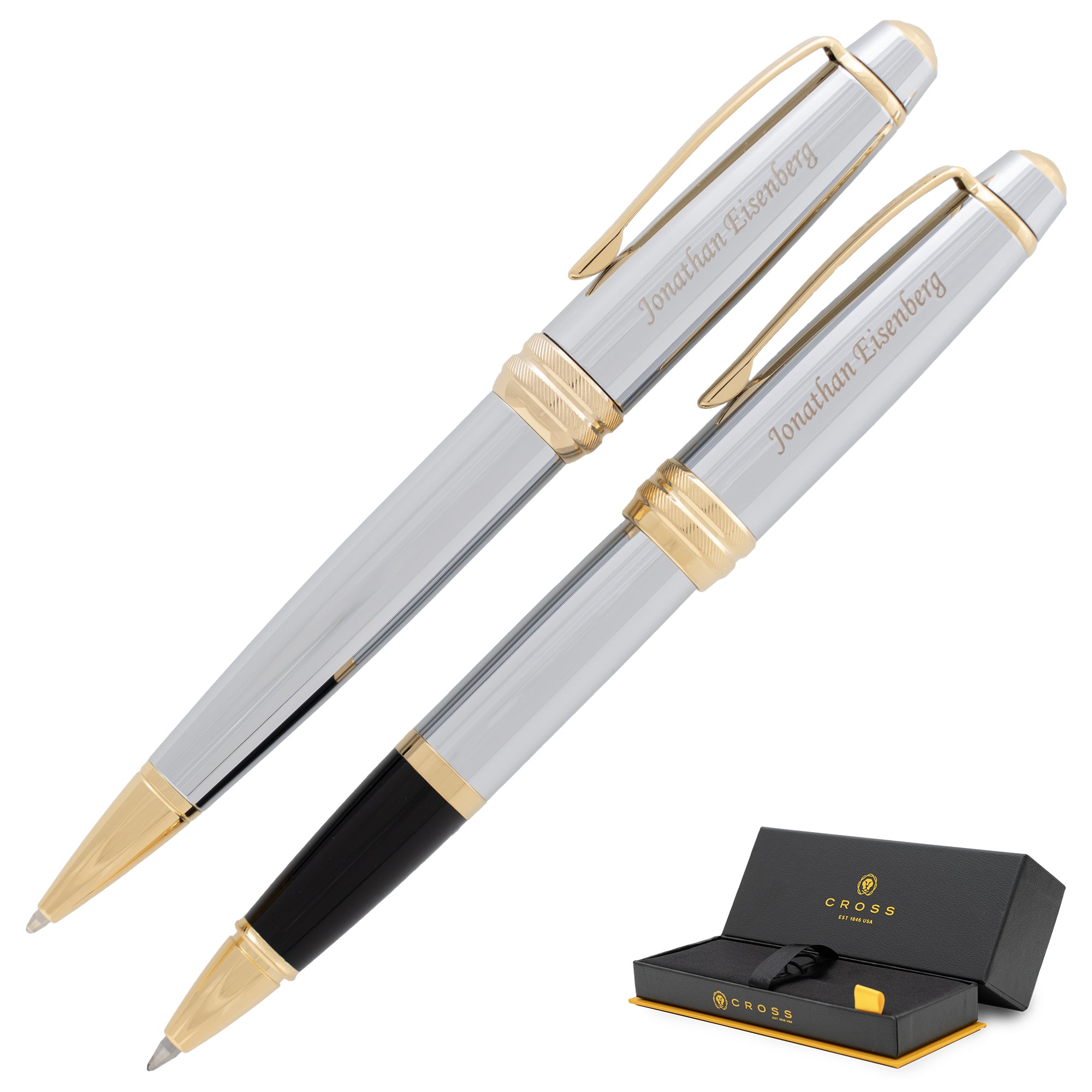 Cross Bailey Medalist Rollerball & Ballpoint Pen Set - Premium Writing Gift for Professionals & Students - Perfect for Office, School & Business Meetings
