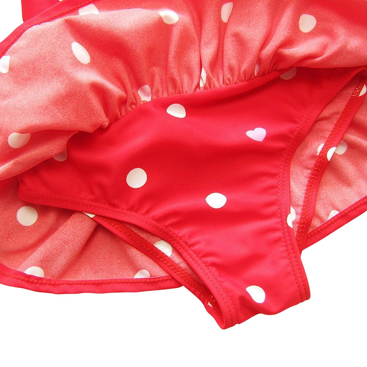 Jastore Girls One Piece Swimsuits - Cute Floral Bathing Suit with Matching Headband for Beach, Pool & Summer Vacation