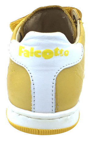 Falcotto Boys and Girls Adam Fashion Sneakers - Yellow | Comfortable Kids Casual Shoes for School, Play & Everyday Wear
