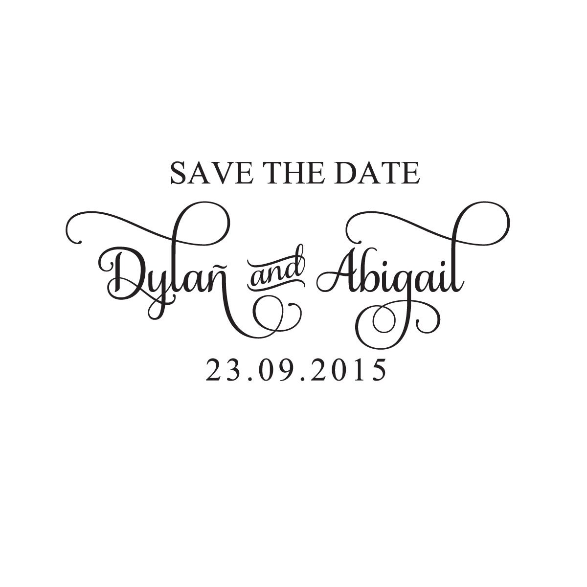Custom Self-Inking Rubber Stamp for Wedding Invitations - Personalized Engagement Gift - Perfect for DIY Cards, Stationery, and Event Decor