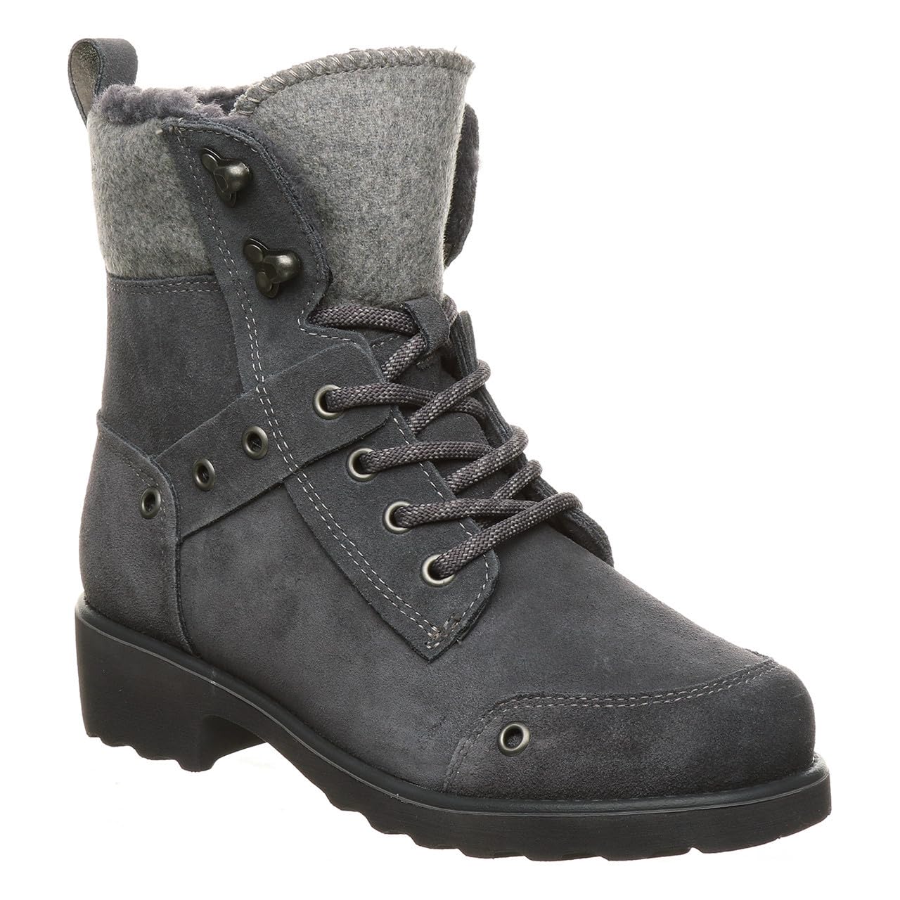 BEARPAW Women's Alicia Mid-Calf Lace-Up Winter Boots - Warm & Comfortable Snow Boots for Women in Multiple Colors | Perfect for Cold Weather, Outdoor Activities & Casual Winter Fashion