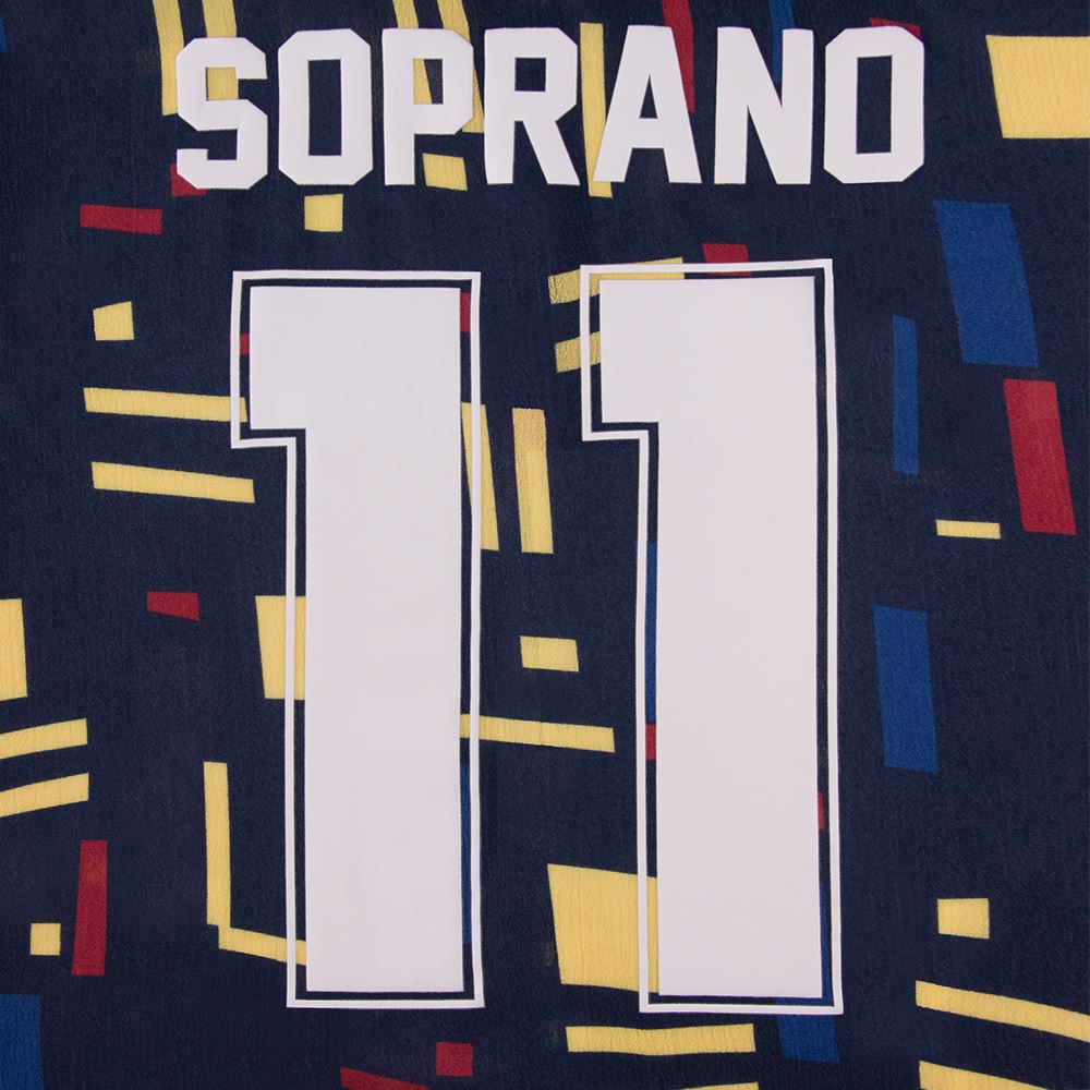 COPA Football Soprano Camp Collar Shirt - Men's Stylish Retro Soccer Jersey for Casual Wear & Match Day Outfits