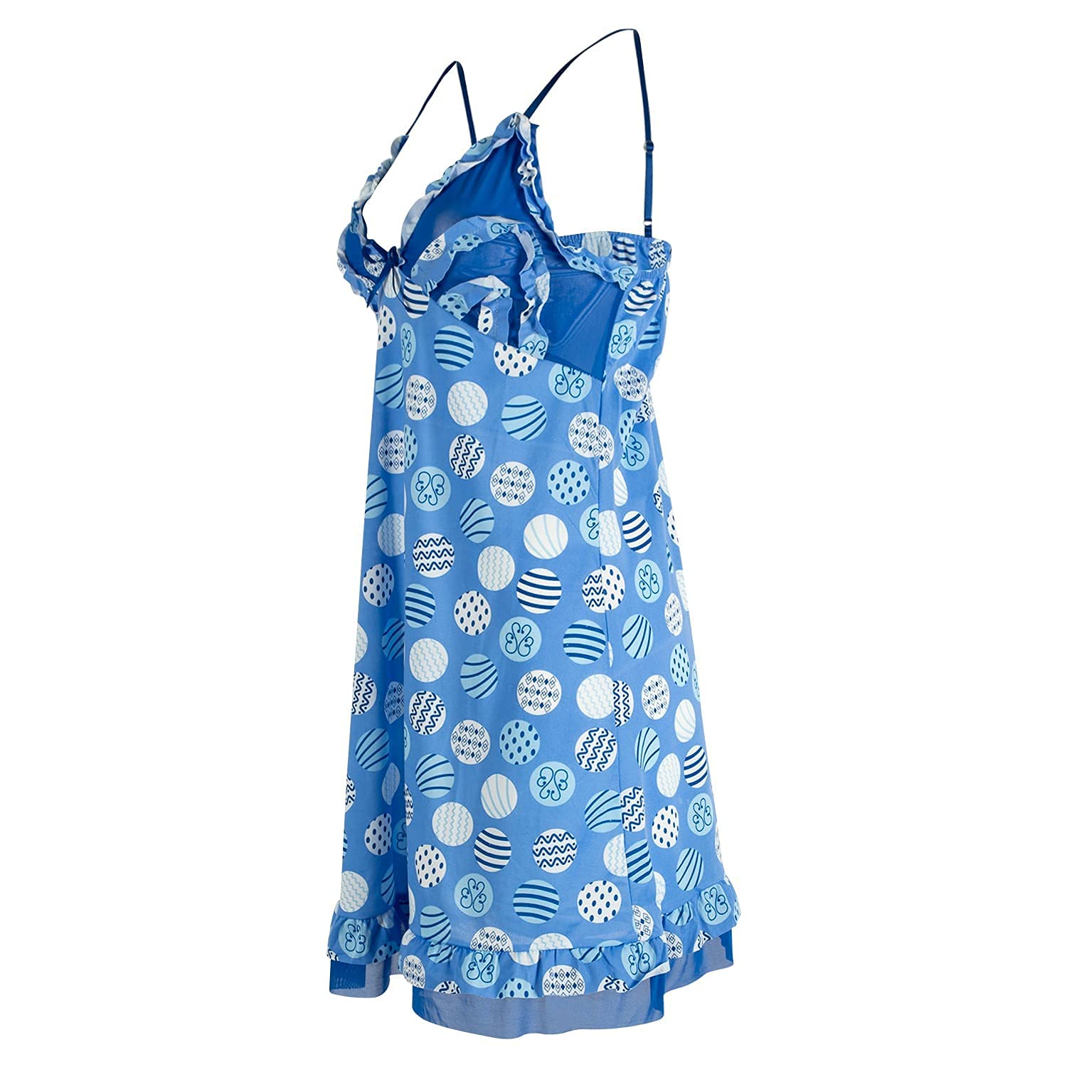 JEFFRICO Women's Soft Sleepwear Nightgown - Comfortable Pajama Dress for Relaxing at Home, Lounging & Bedtime