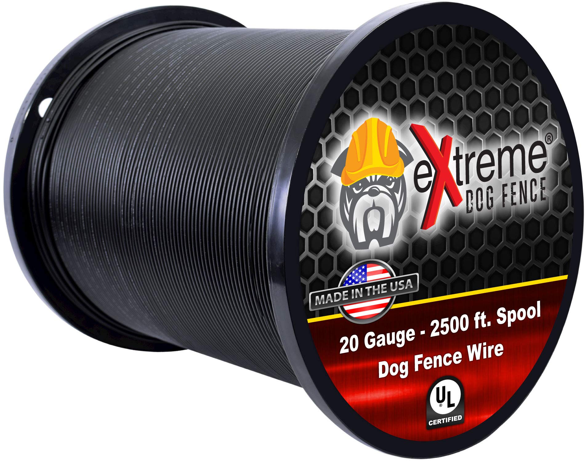 Heavy Duty 2500' Electric Dog Fence Wire - Universally Compatible Inground Pet Containment System for Dogs, Puppies & Cats | Perfect for Large Yards & Secure Pet Boundaries
