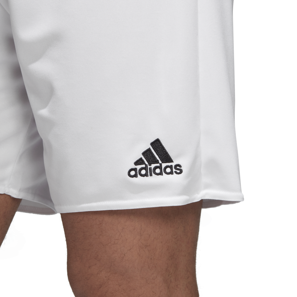Adidas Youth Parma 16 Soccer Shorts - White/Black - Comfortable Athletic Shorts for Boys - Perfect for Soccer Practice, Training & Casual Wear