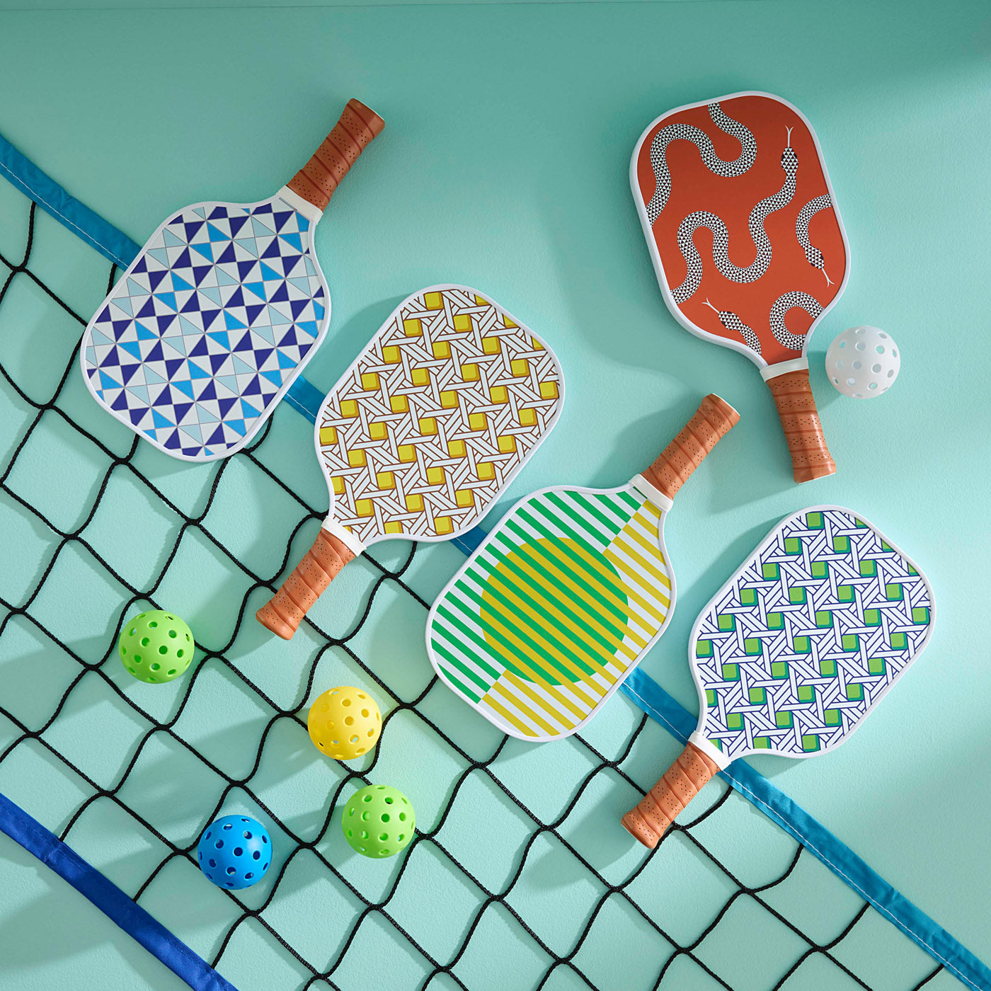 Premium Copenhagen Pickleball Set with Paddles & Balls - Outdoor & Indoor Sports Equipment for Adults & Kids - Perfect for Backyard, Park, and Court Games