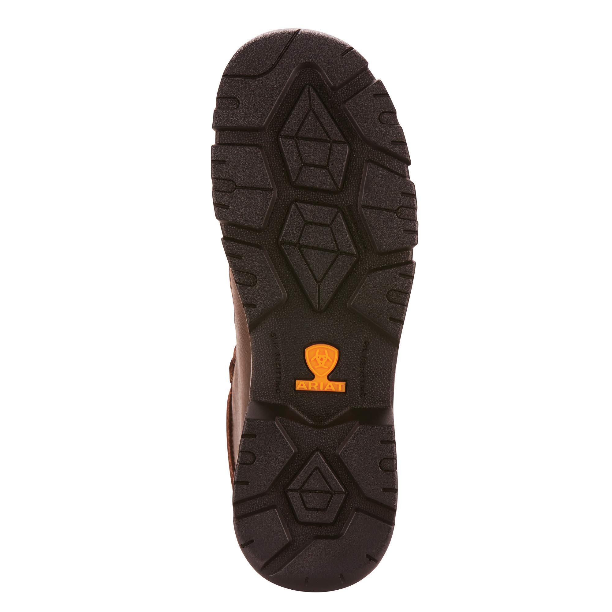 ARIAT Men's Edge LTE Moc Waterproof Composite Toe Work Boots - Dark Brown - Size 9 Wide - Durable Safety Shoes for Construction, Warehouse & Outdoor Work