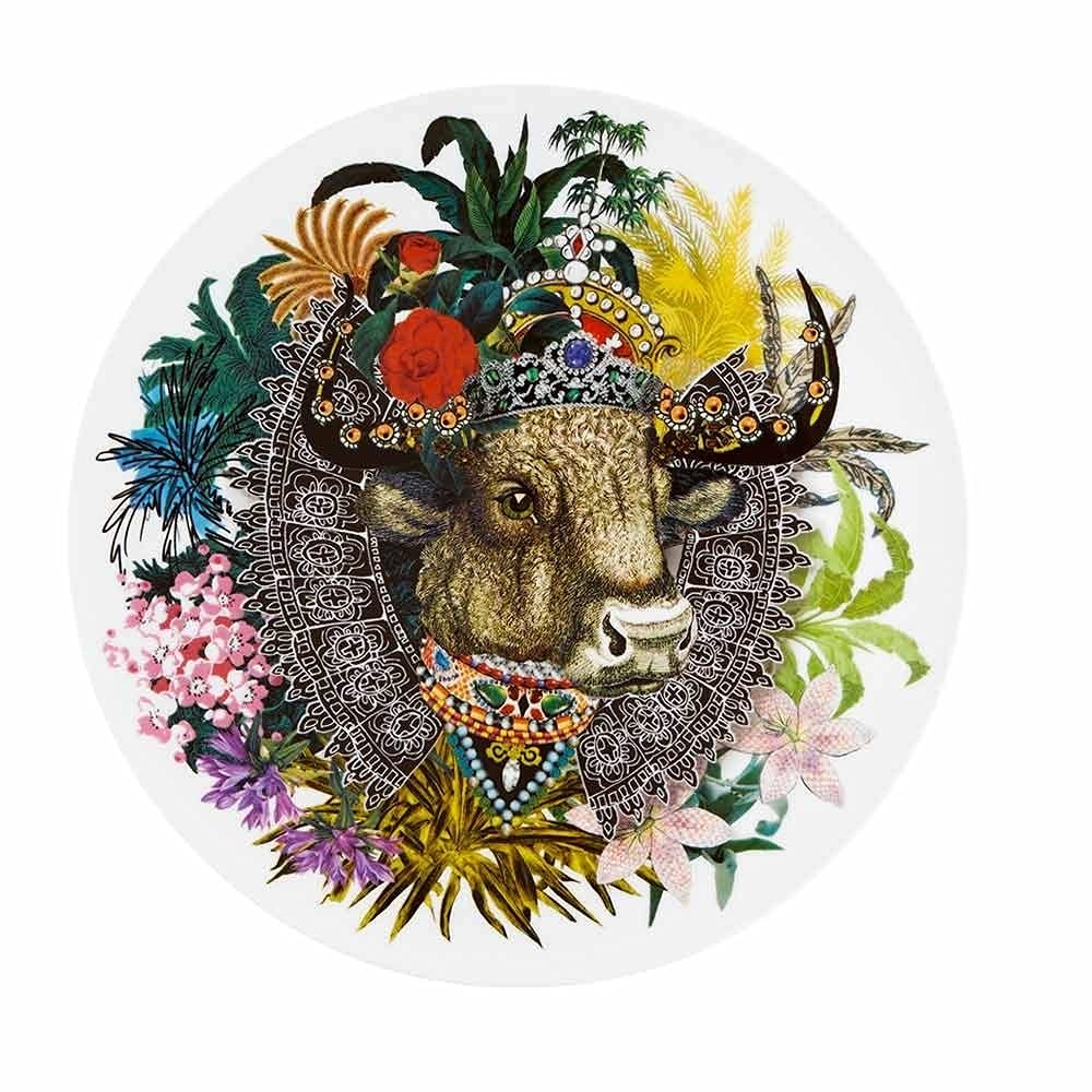 Vista Alegre Christian Lacroix LWYW Decorative Charger Plate - Elegant Dinnerware for Fine Dining & Special Occasions