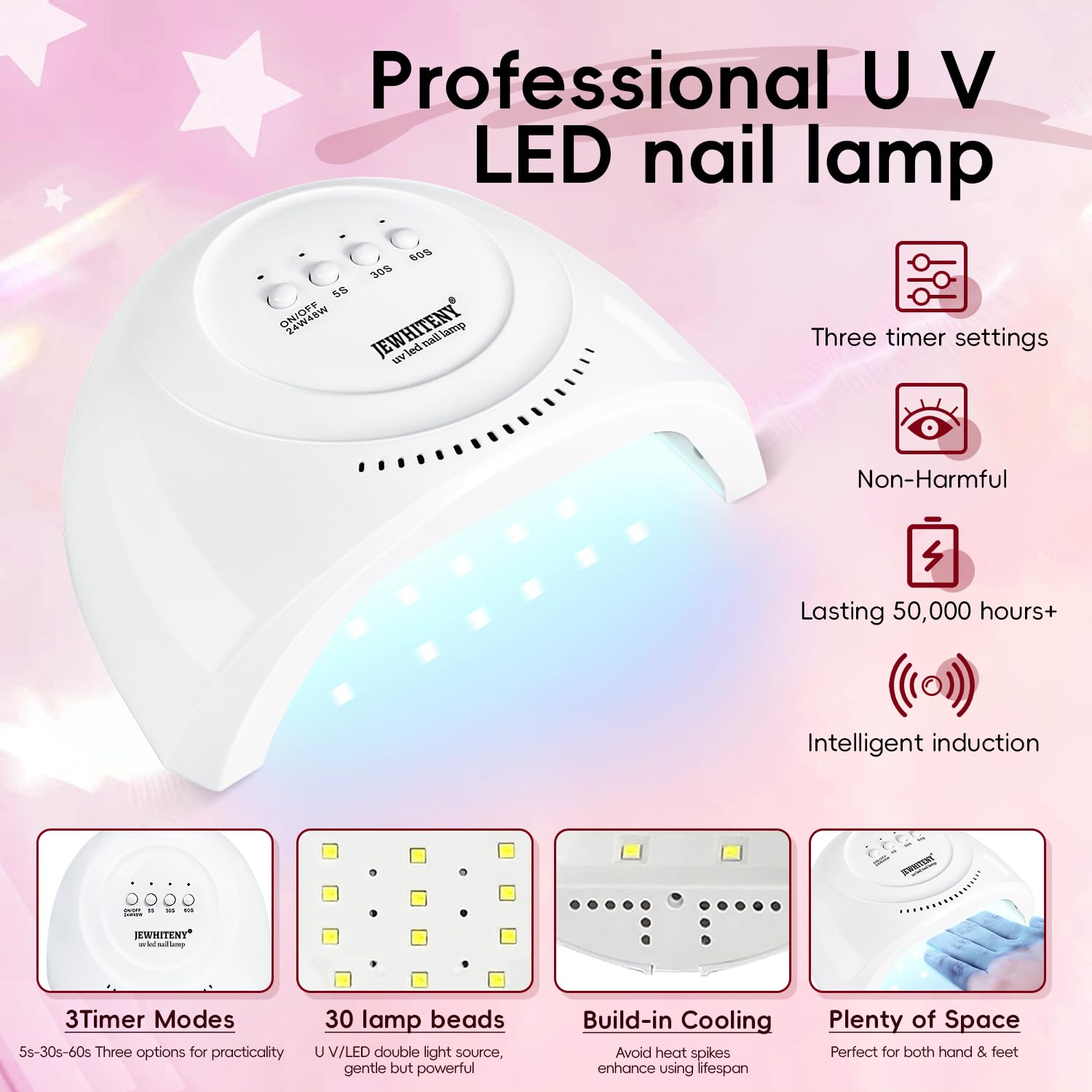 JEWHITENY 14 Colors Nude Pink Skin Tone Poly Gel Extension Kit - All-in-One French Manicure Starter Set with UV/LED Nail Lamp for DIY Salon-Quality Nails at Home | Perfect for Weddings, Parties & Everyday Glam