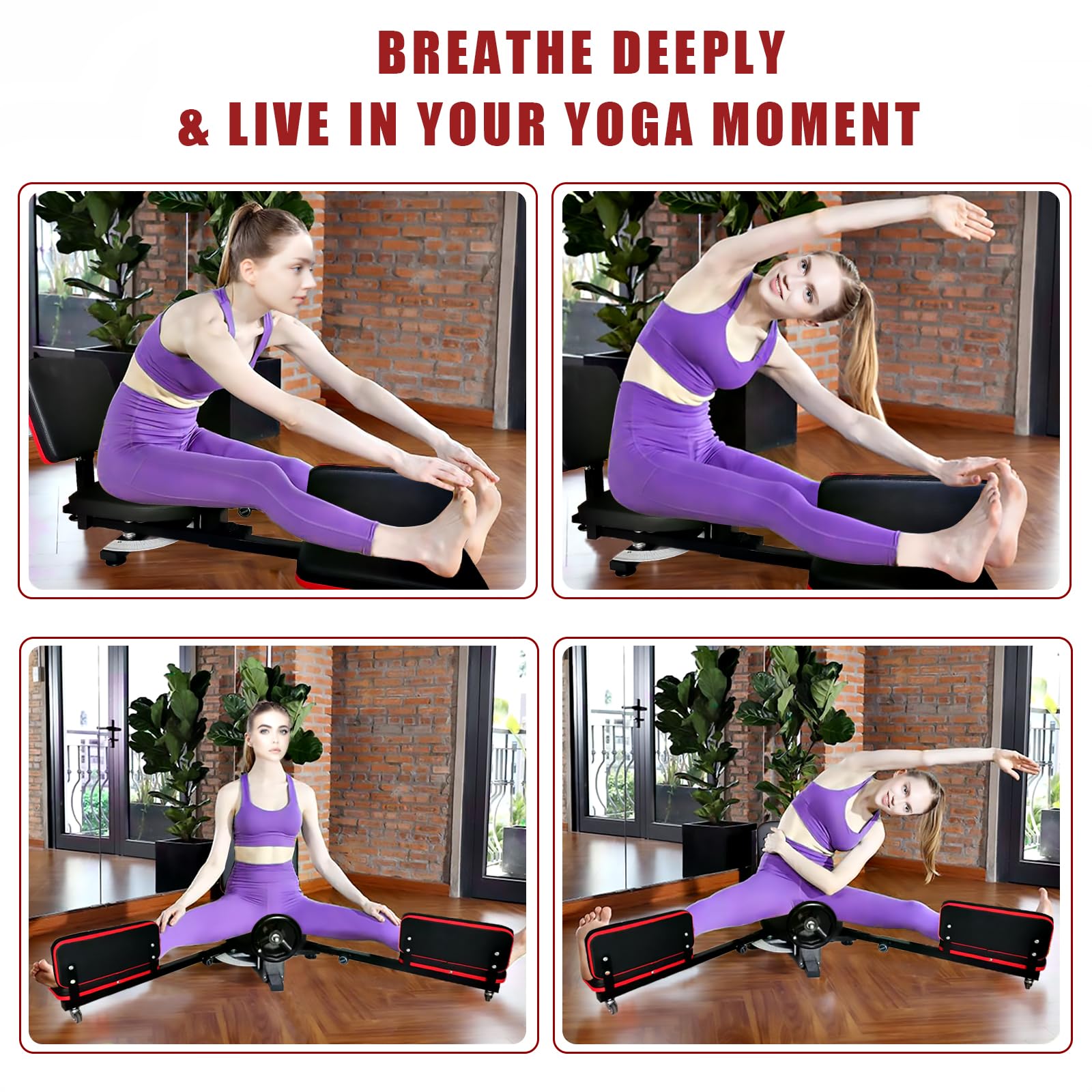 300 LBS Leg Stretcher - Professional Split Machine for Flexibility Training Up to 230° | Home Gym Equipment for Adults & Kids | Perfect for Dance, Yoga, Martial Arts & Fitness
