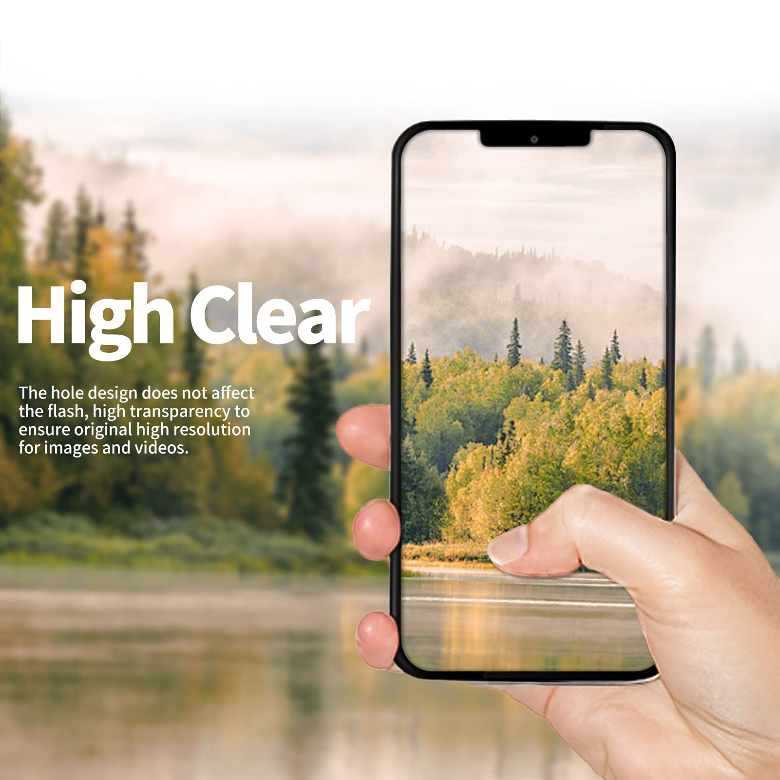 LucBuy Ultra Thin Clear Tempered Glass Camera Lens Protector for iPhone XR/11 - Anti-Scratch Rear Lens Cover Film | Perfect for Outdoor Photography & Travel Protection