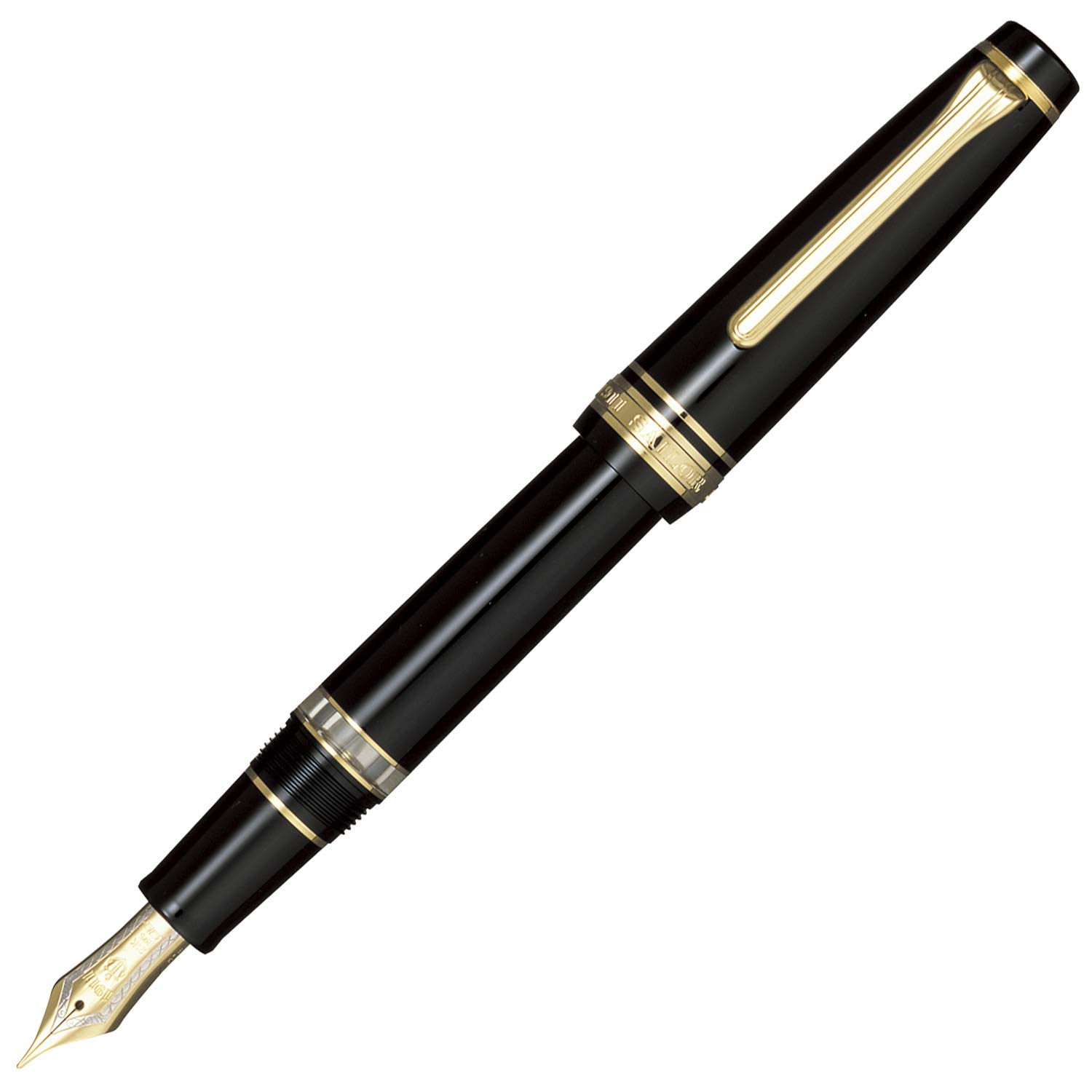 Sailor Professional Gear Fountain Pen - Black Medium Point (11-3926-420) - Premium Rare Nib for Calligraphy, Writing & Collecting - Ideal for Professionals, Gifts & Special Occasions