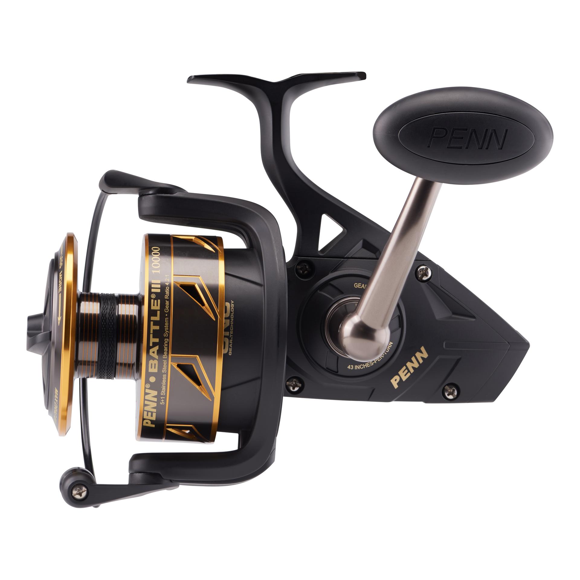 Battle® III Spinning Reel - High Performance Saltwater Fishing Reel with Smooth Drag System | Perfect for Offshore, Surf, and Pier Fishing Adventures