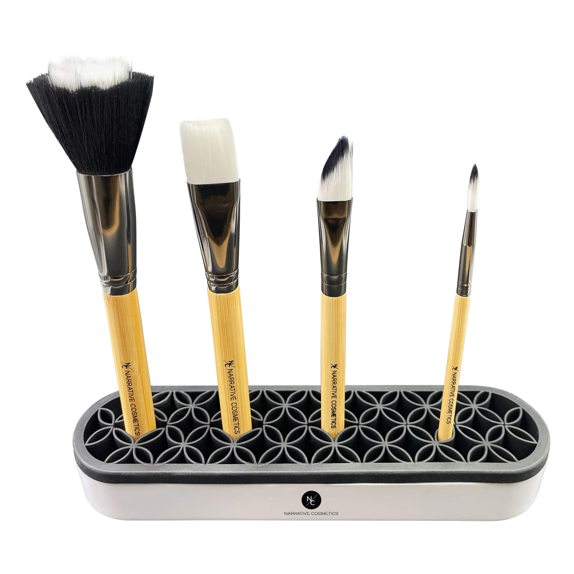 Non-Slip Silicone Makeup Brush Holder - Organize & Store Cosmetic Brushes for Vanity, Bathroom, or Travel - Perfect for Beauty Lovers & Makeup Artists