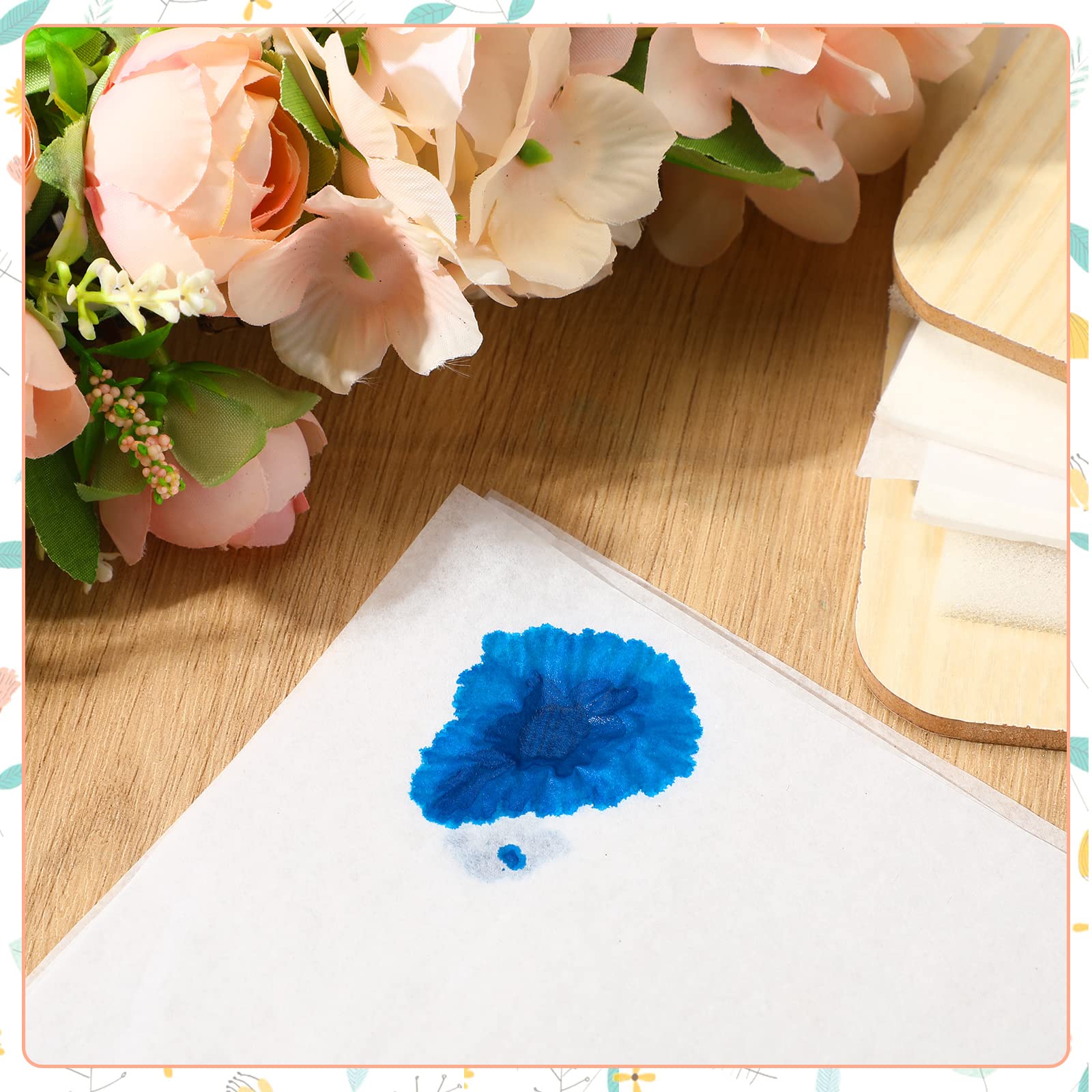 30 Pcs A4 Flower Press Paper - Large 11.81 x 7.87 Inch Highly Absorbent Blotting Paper for Flower Pressing, Art Crafts, Scrapbooking | Reusable & Eco-Friendly | Perfect for DIY Projects, Botanical Art, and Nature Preservation