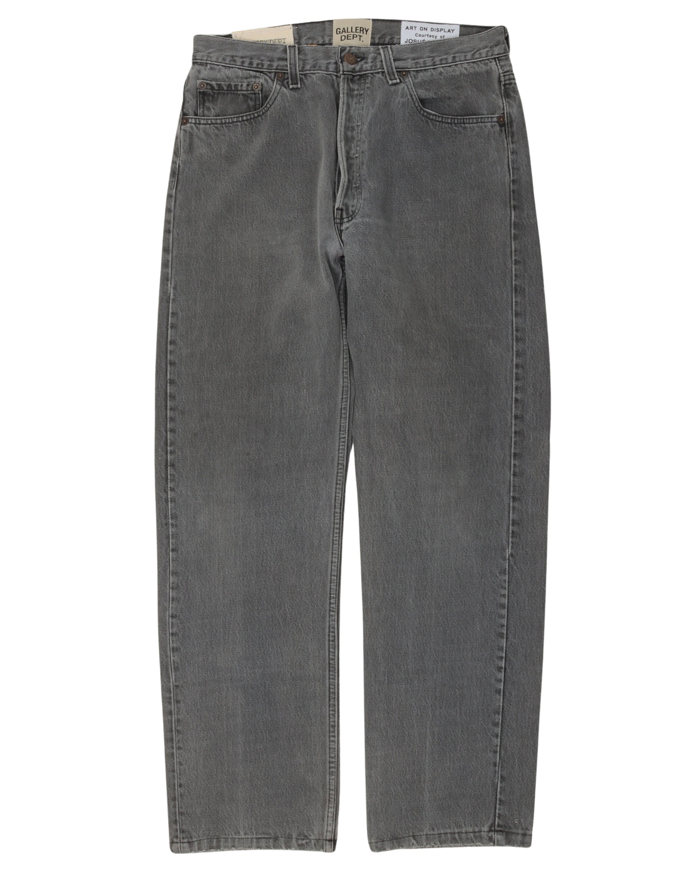 Gallery Dept 5001 High Waist Distressed Jeans for Women - Vintage Blue Denim Pants with Ripped Details | Perfect for Casual Outfits, Streetwear Style and Everyday Wear
