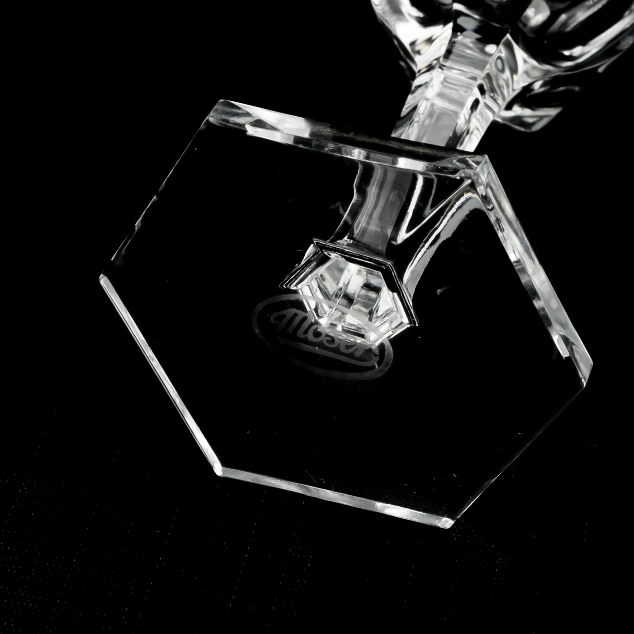 MOSER Pope 6-Piece Cordial Glass Set - Elegant Crystal Liquor Glasses for Brandy, Liqueur & Cocktails - Perfect for Entertaining & Special Occasions