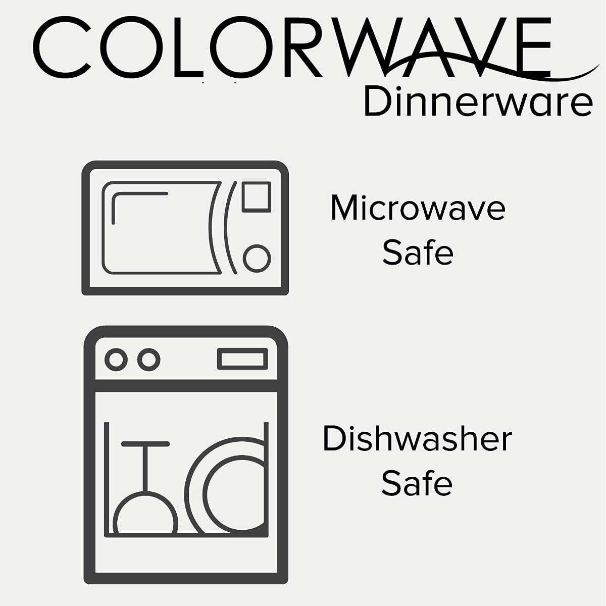 Noritake Colorwave Graphite 20-Piece Dinnerware Set - Black & Gray Stoneware Plates, Bowls & Mugs - Modern Dinner Set for Everyday Use & Entertaining