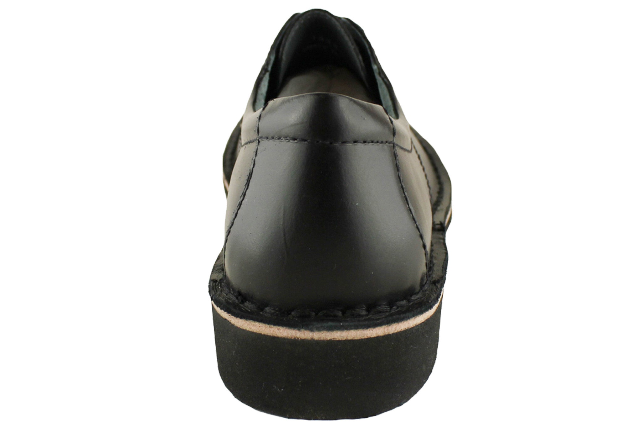 Harrison Indy II Senior Girls & Womens School Shoes - Comfortable Black Leather Oxfords for Class, Work & Formal Occasions