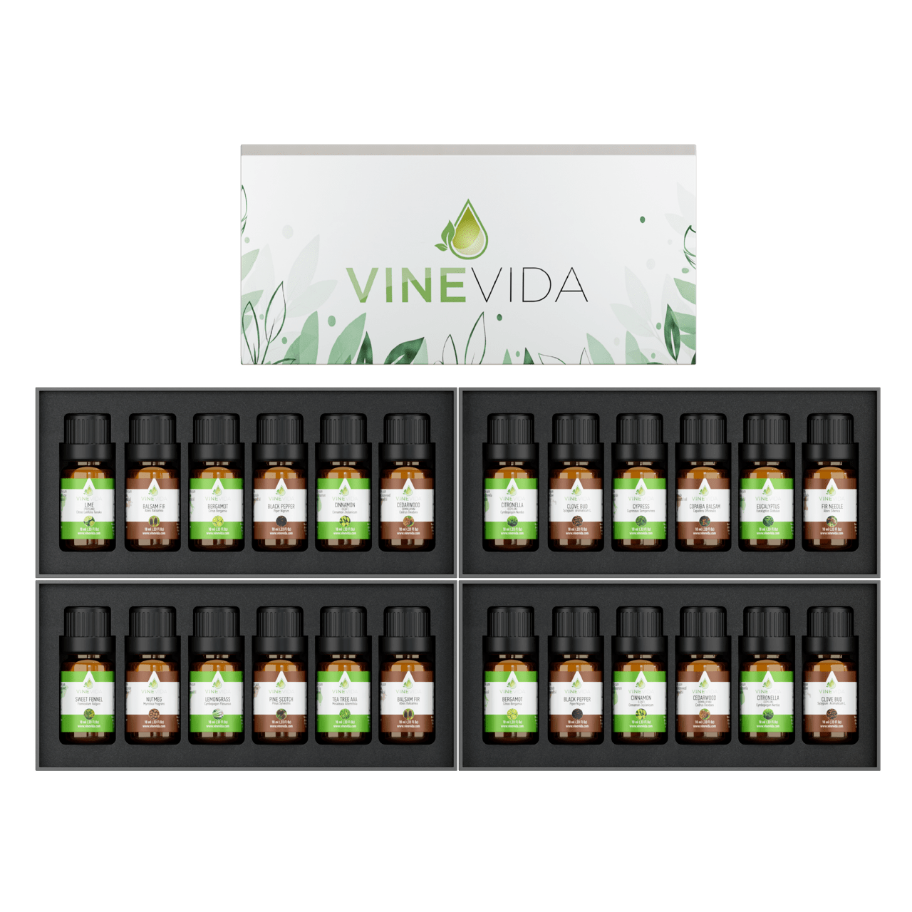 10mL DIY Essential Oils Set - Pure Aromatherapy Oils for Diffusers, Massage & Home Relaxation