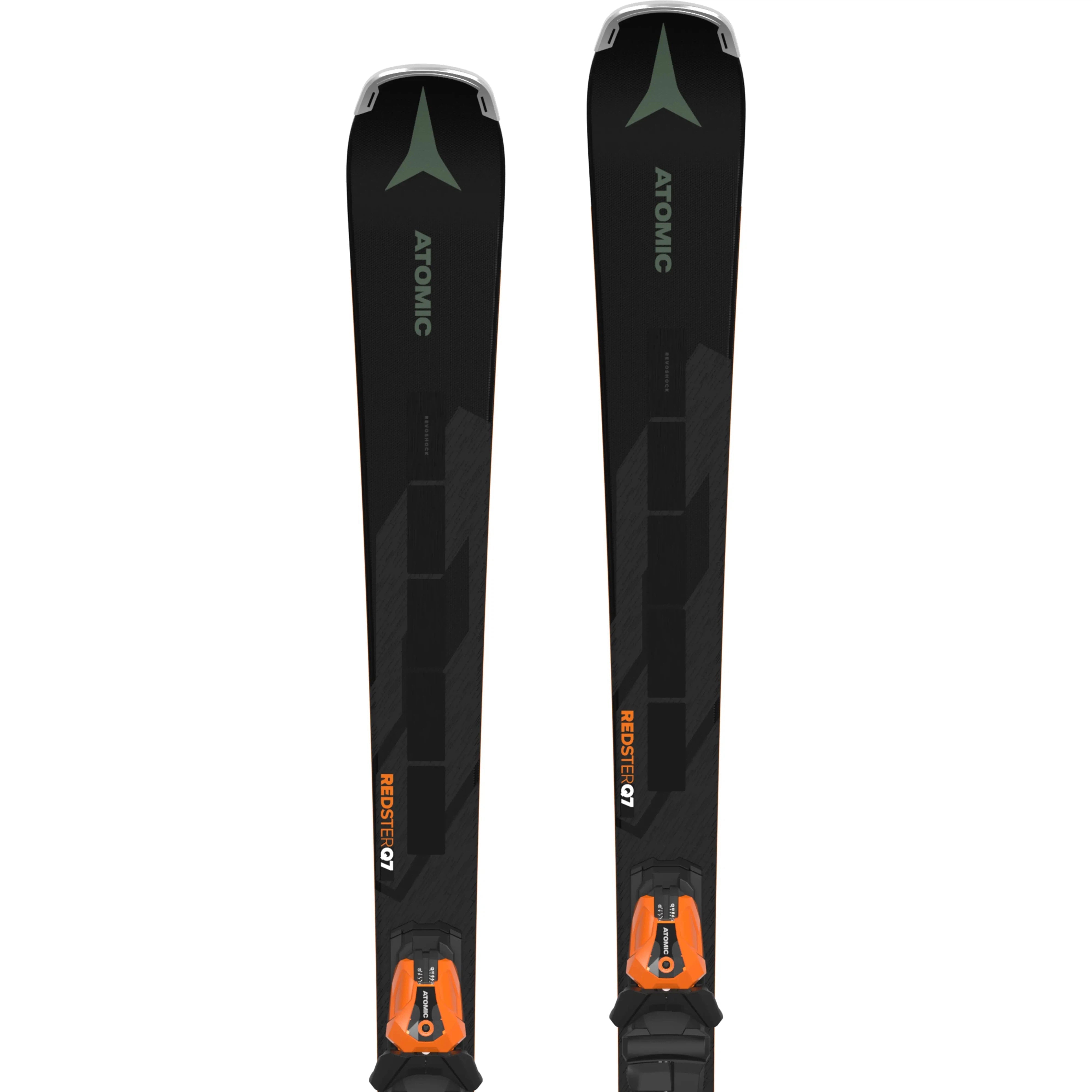 Atomic REDSTER Q7 Revoshock C Ski with MI 12 GW Binding 2025 - High-Performance All-Mountain Skis for Men | Perfect for Groomed Trails, Powder & Freeriding