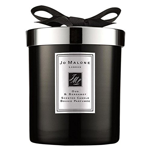Jo Malone Intense Oud & Bergamot Luxury Scented Candle 200g (2-Pack) - Premium Home Fragrance for Relaxation, Romantic Ambiance & Gift Giving