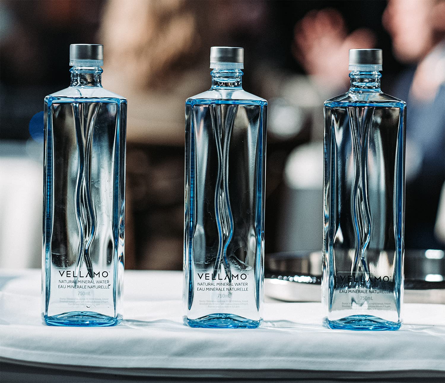 Vellamo Sparkling Natural Mineral Water - 500mL (16 Glass Bottles) - Premium Hydration for Parties, Events & Healthy Lifestyle