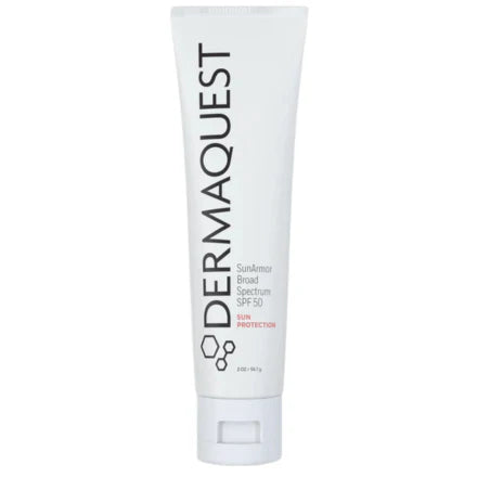 Dermaquest Sun Armor SPF 50 Sunscreen - Broad Spectrum UVA/UVB Protection, Water Resistant, Lightweight Face & Body Sunscreen for Daily Use - Perfect for Outdoor Activities, Beach & Sports