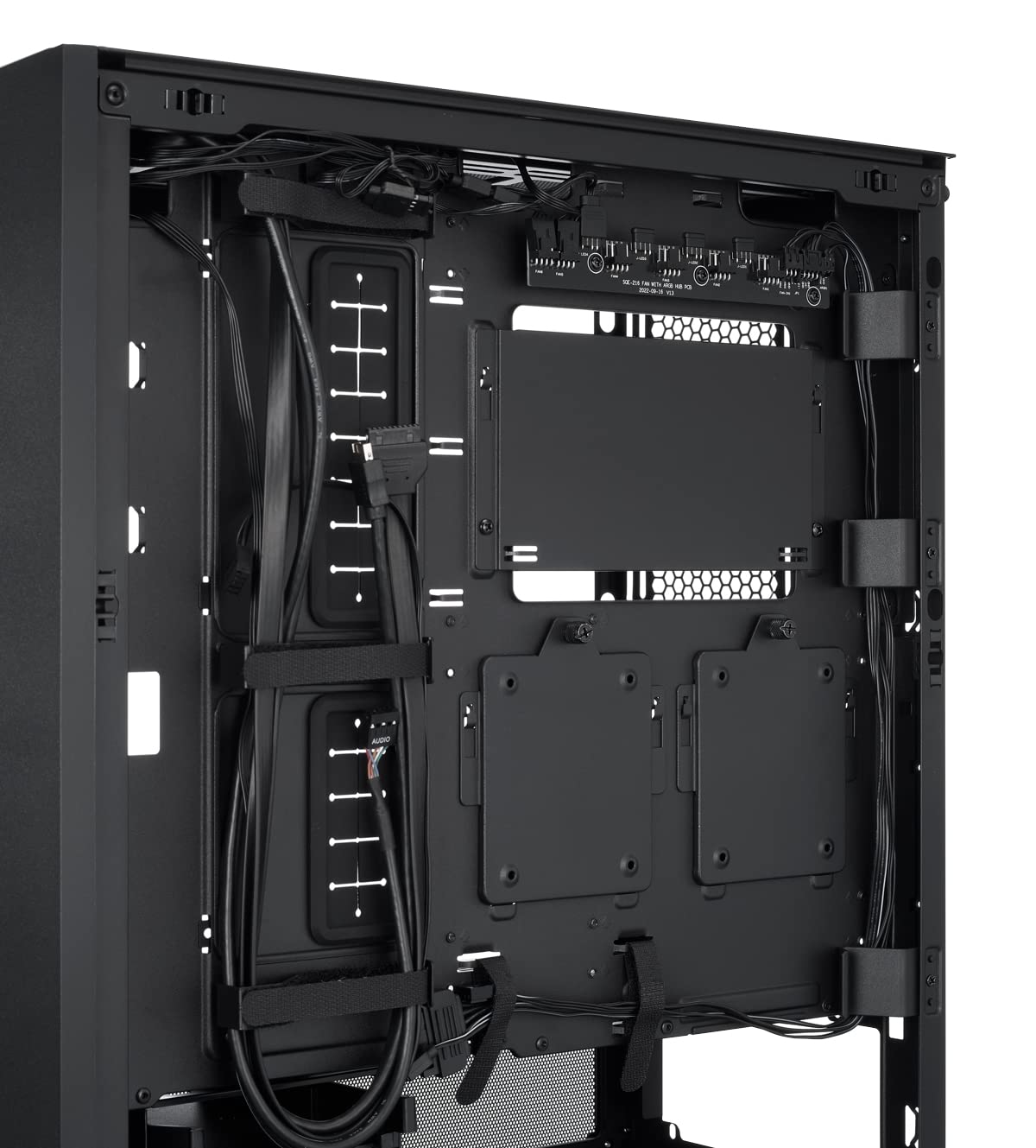 Lian Li Lancool 216 Mid-Tower PC Case - High Airflow Cooling with Dual 160mm PWM Front Fans & 140mm Rear Fan - Includes Fan Controller - Supports Up to 10 Fans (LANCOOL 216RC-X Black) - Perfect for Gaming Rigs & High-Performance PC Builds