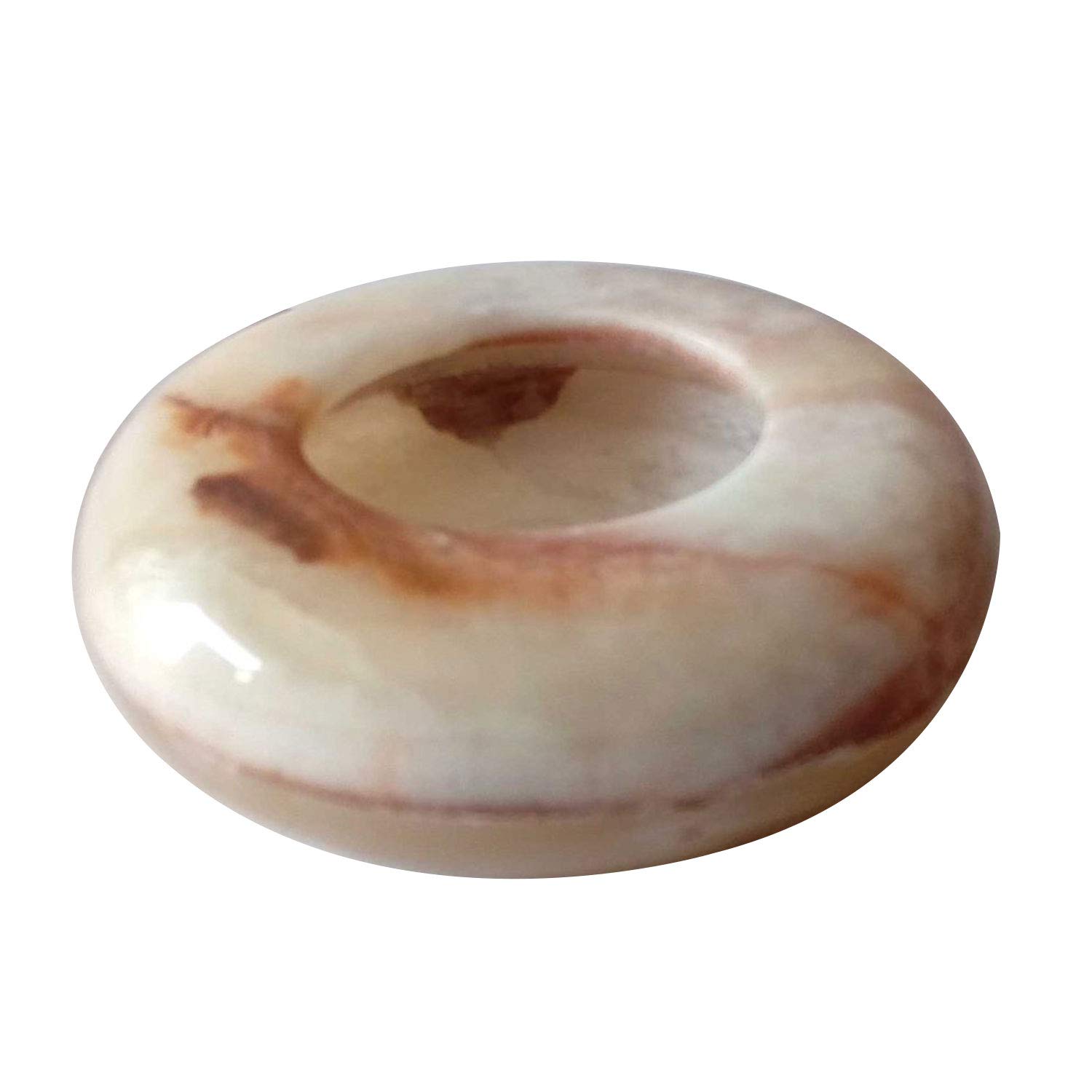 Handmade Onyx Marble Ashtray - Premium Indoor Cigarette & Cigar Ash Holder - Award-Winning Indian Artisan Crafted - Perfect Home Decor & Unique Gift Idea for Smokers - Ideal for Living Room, Office, or Smoking Lounge