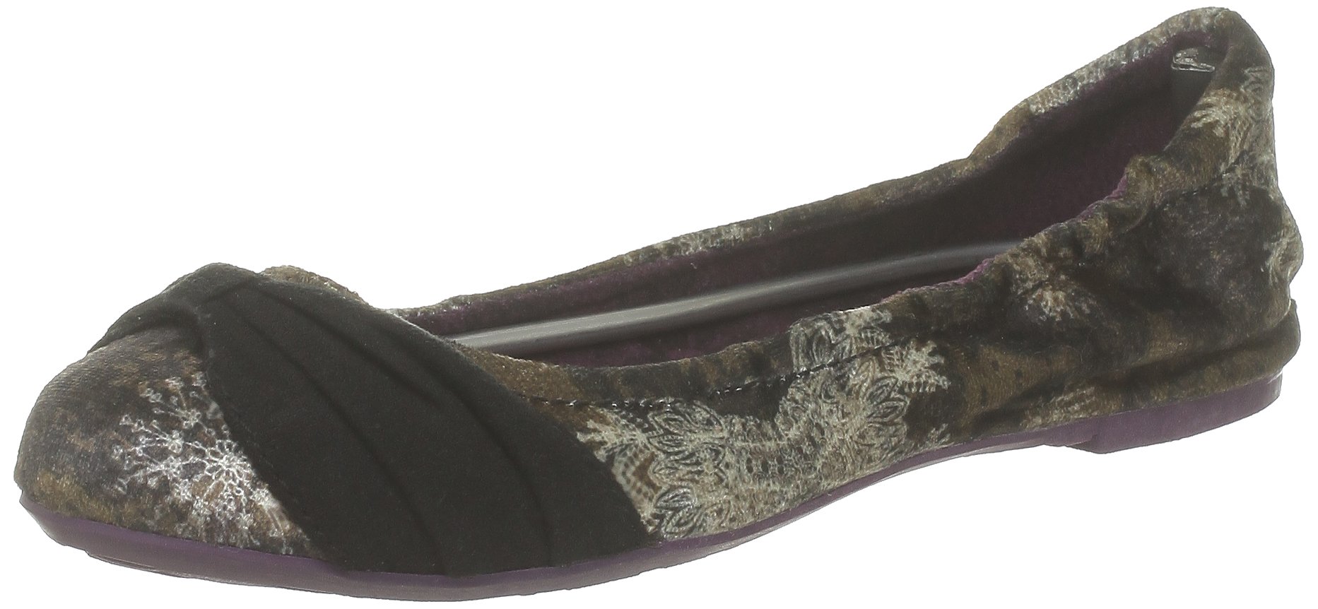 Desigual Women's Fresa Flats - Comfortable Brown Ballet Shoes for Casual Wear & Everyday Outfits