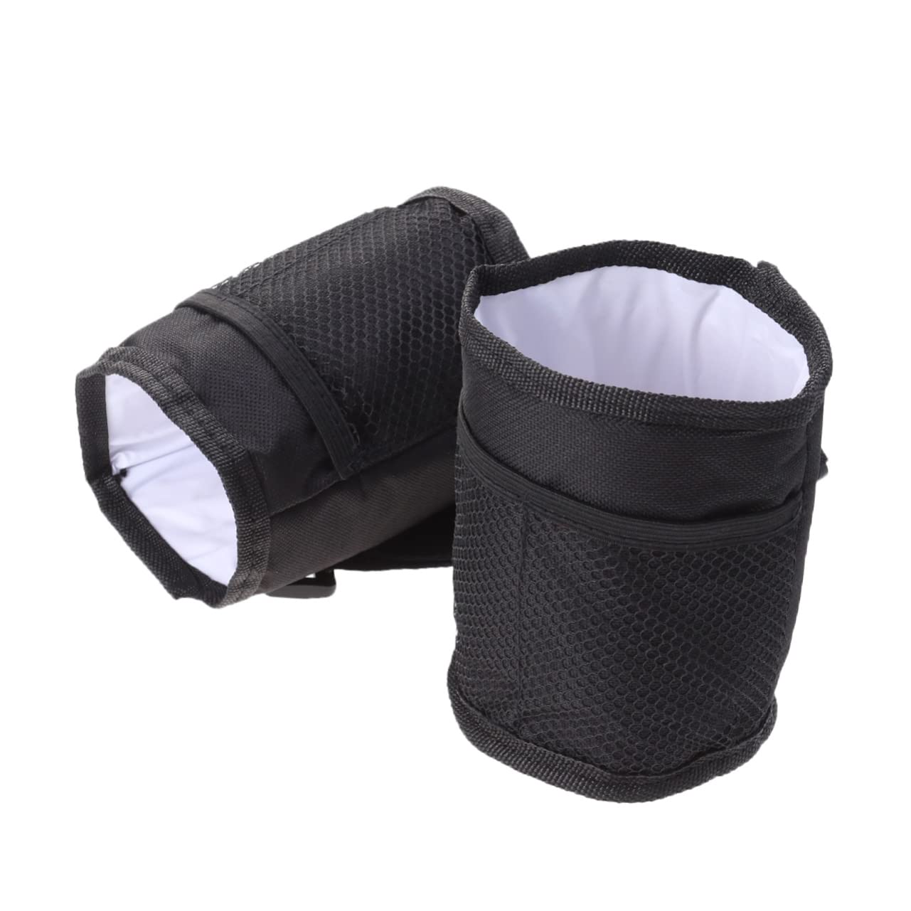 ULTECHNOVO 6-Pack Wheelchair Cup Holder - Black Insulated Thermal Mug Rack, Portable Drink Holder Bag for Wheelchairs, Walkers & Mobility Scooters - Perfect for Travel, Outdoor Activities & Daily Use