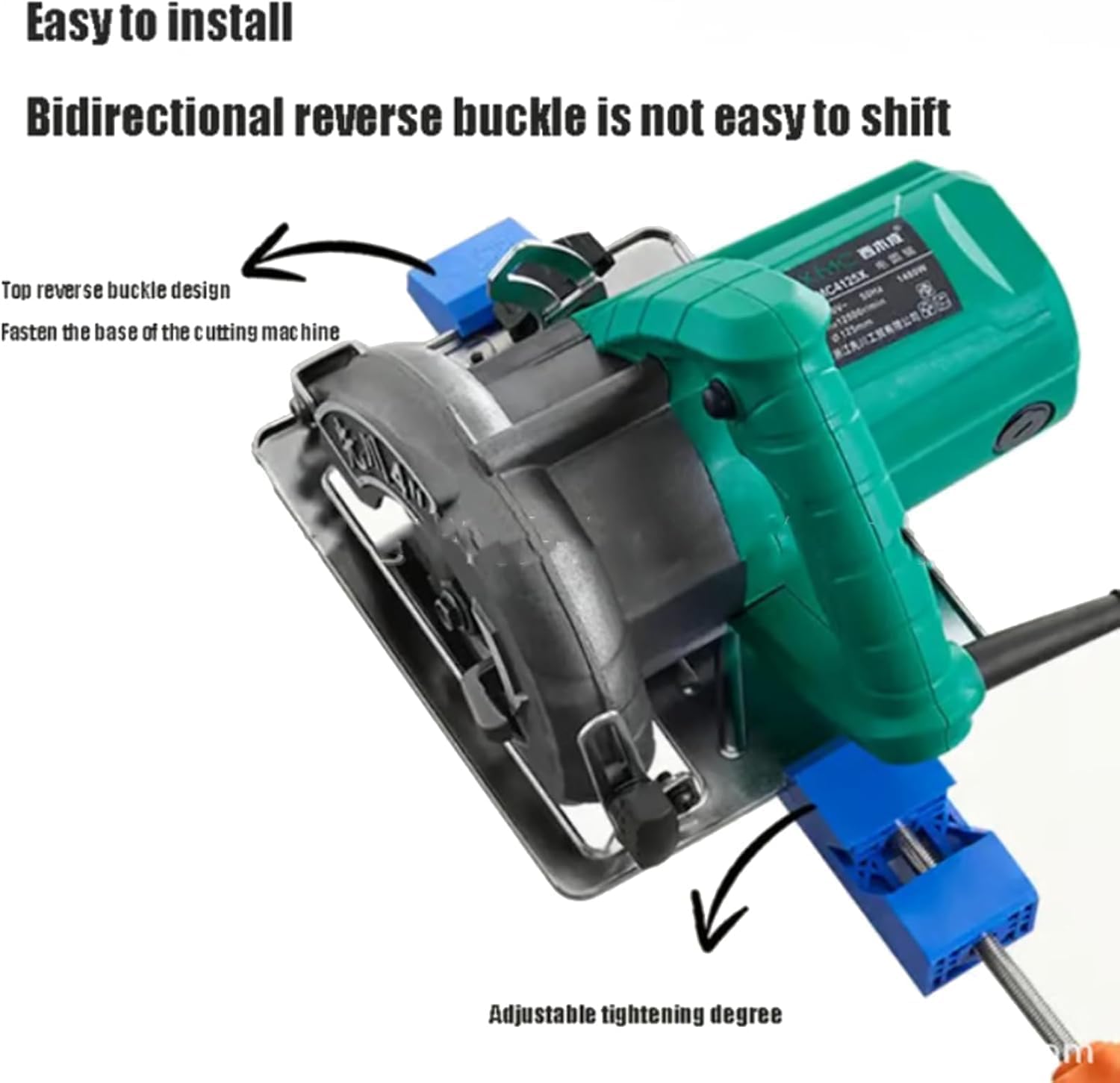 Adjustable Cutting Machine Base Guide - Electric Circular Saw Milling Positioning Clamp for Woodworking | Precision Wood Cutting Tool for DIY & Professional Carpentry | Perfect for Table Saw, Plywood Cutting, Cabinet Making & Furniture Building | Use in Home Renovation, Workshop, DIY Projects & Professional Woodworking