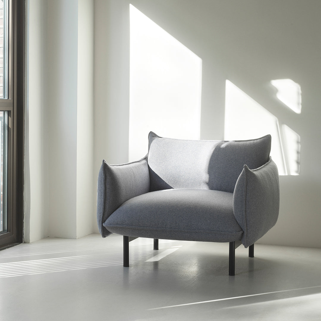 Ark Lounge Chair - Modern Comfortable Recliner for Living Room, Bedroom & Office - Perfect for Relaxing, Reading & Napping