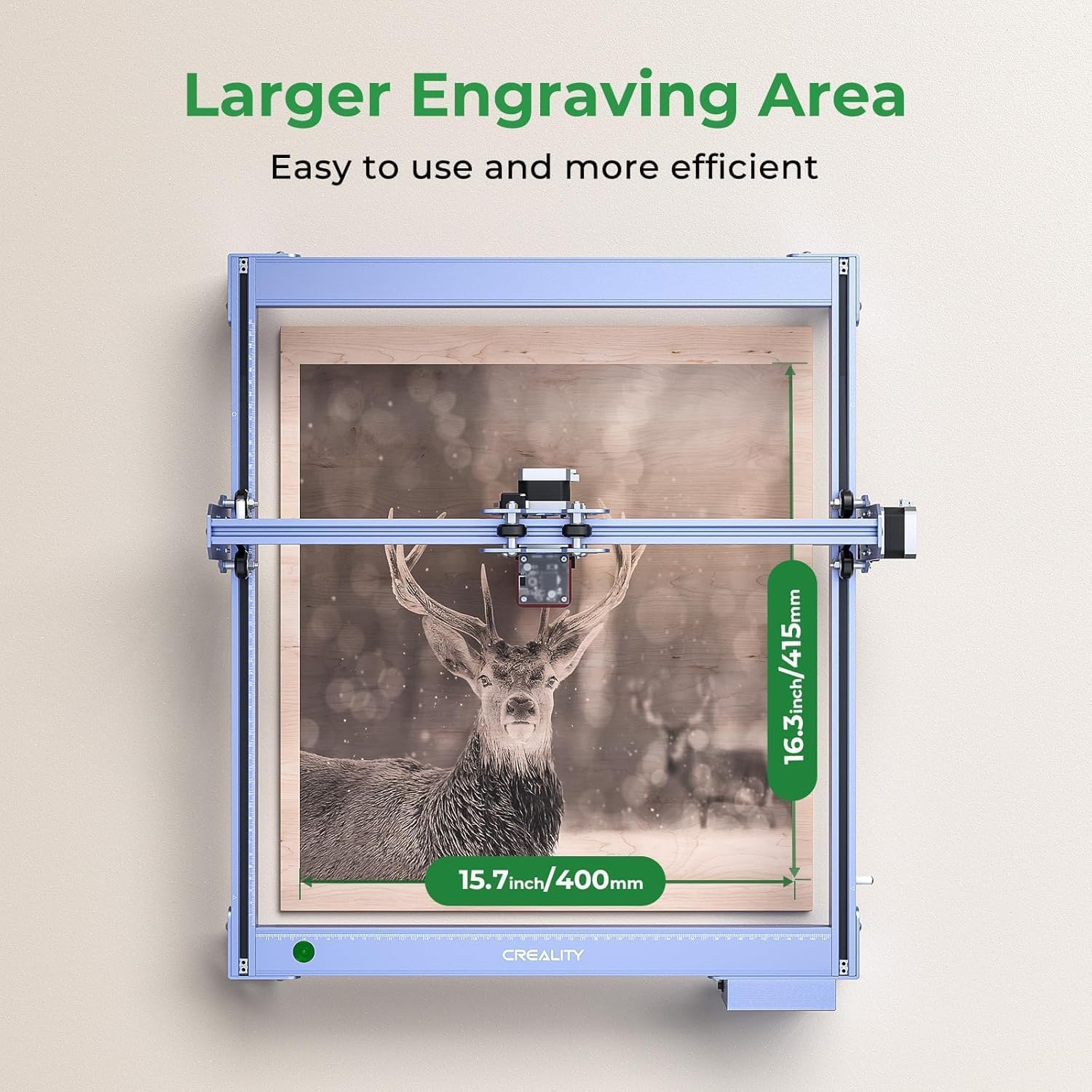 Creality Falcon 5W Laser Engraver & Cutter Machine - High Precision 0.06mm CNC Engraving for Wood, Metal, Leather, Acrylic, Glass | 72W Power, 10000mm/min Speed, Offline Operation | Perfect for DIY Crafts, Home Decor, Personalized Gifts & Small Business Projects