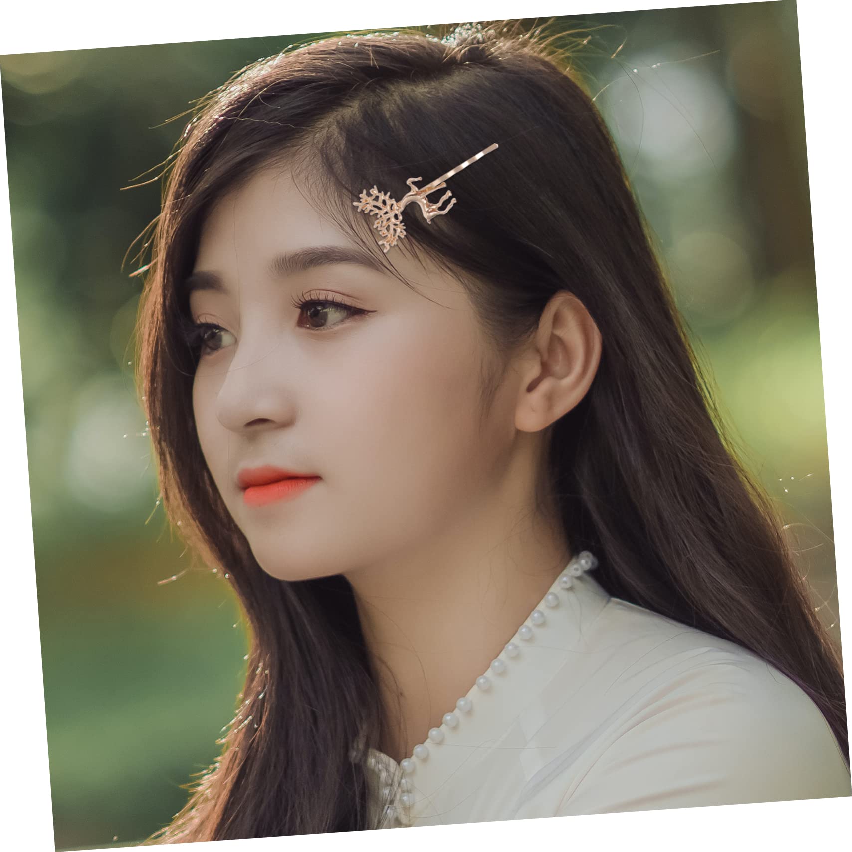 FOMIYES 12PCS Christmas Reindeer Hair Clips - Metal Alloy Hairpins for Women, Holiday Hair Accessories (Perfect for Christmas Parties, Festive Outfits & Gift Giving)