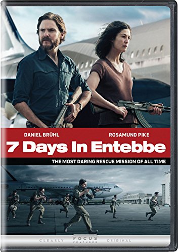 7 Days in Entebbe DVD - Historical Thriller Movie Based on True Events - Perfect for Movie Nights & History Enthusiasts