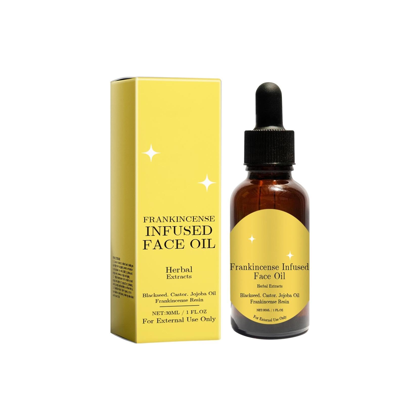 Premium Frankincense Oil for Face - Cold Pressed Anti-Aging Serum, Natural Skincare Moisturizer with Frankincense Resin, Hydrates & Nourishes Skin (1 Fl Oz) - Perfect for Daily Facial Routine & Nighttime Skin Care