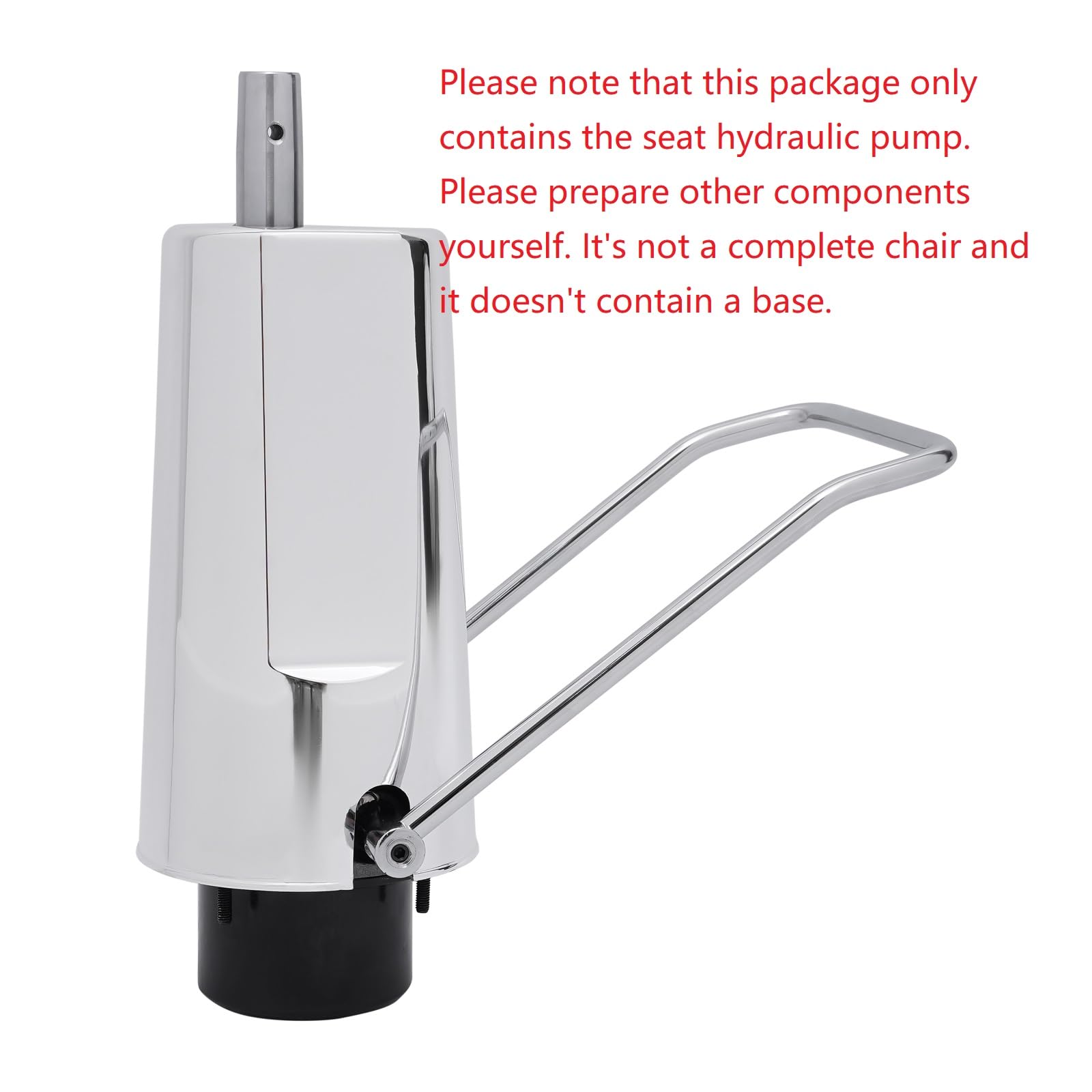 TFCFL Office Chair Gas Lift Cylinder Replacement - 4.3 Inch Stroke Pneumatic Hydraulic Pump for Barber, Drafting & Salon Chairs - Heavy Duty Shock Absorber for Office, Spa & Home Use (Chair Not Included)