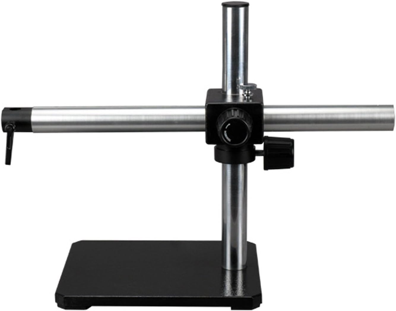 AmScope BSS-140 Heavy-Duty Single Arm Boom Stand for Microscopes - Professional Lab Equipment with Adjustable Height & Stability for Scientific Research, Classroom Use & Industrial Inspection