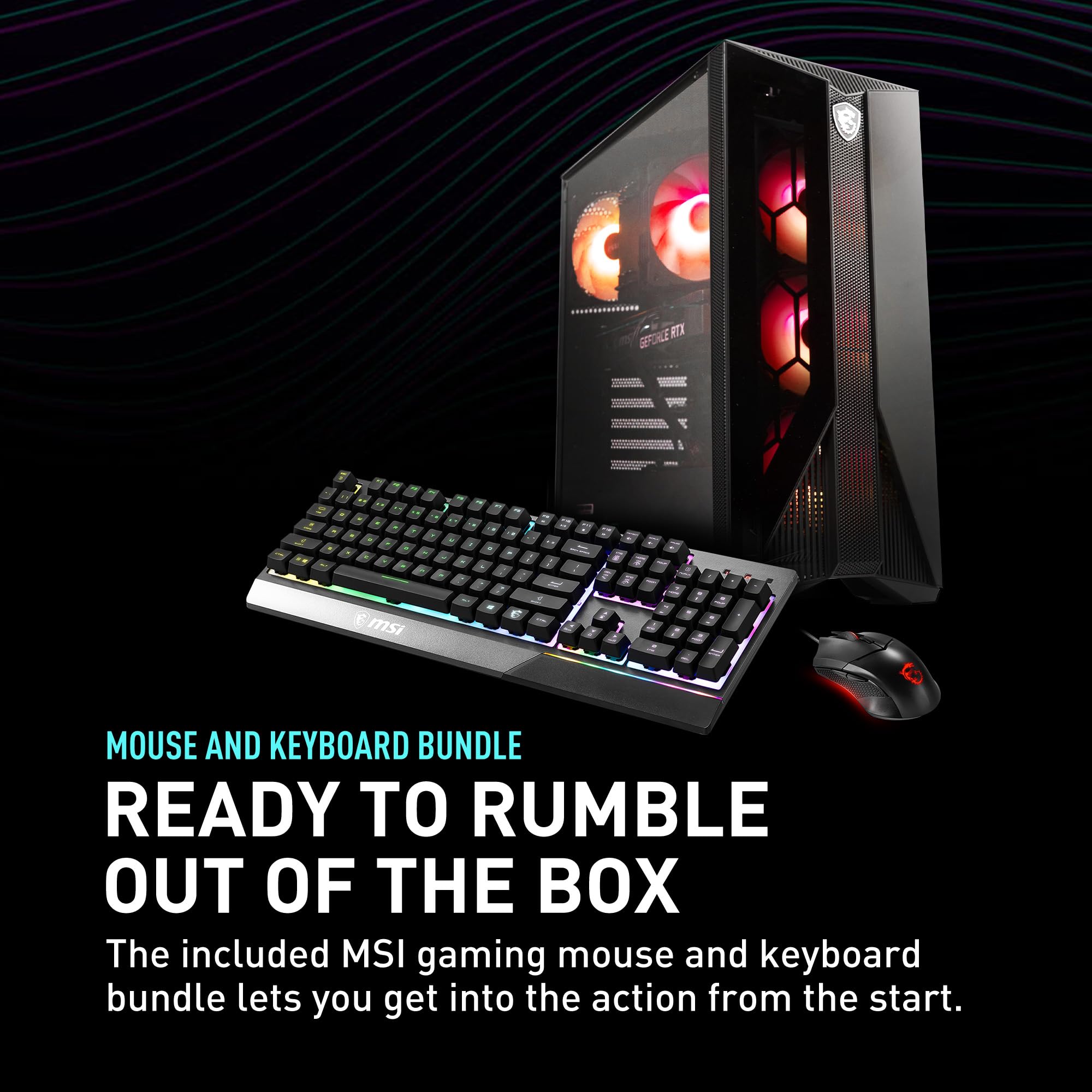 MSI Aegis ZS Gaming PC - AMD Ryzen 7, RTX 4060, 16GB RAM for Ultimate Gaming